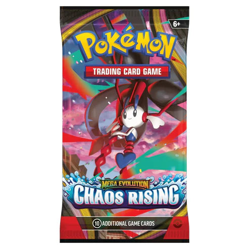 Pokémon Mega Evolution Chaos Rising booster pack