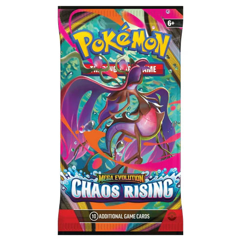 Pokémon Mega Evolution Chaos Rising booster pack