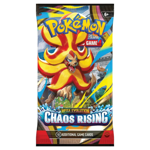 Pokémon Mega Evolution Chaos Rising booster pack