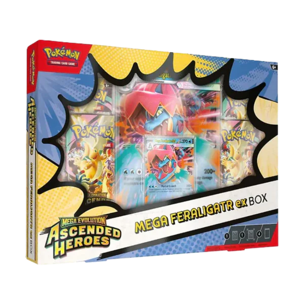 Pokémon TCG: Ascended Heroes – Mega Feraligatr ex Collection Box
