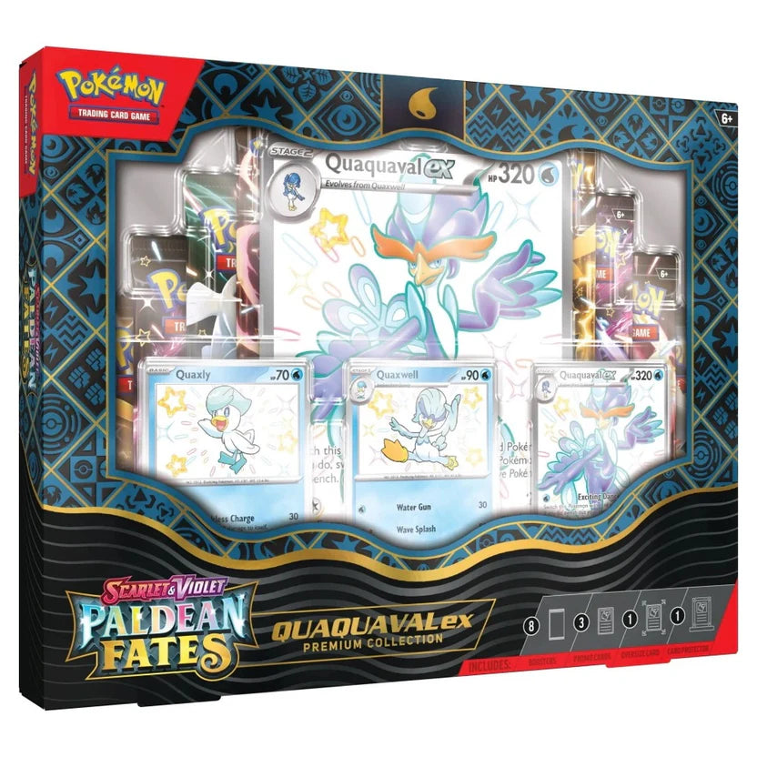 Pokémon Paldean Fates Premium Collection Box - Quaquaval ex